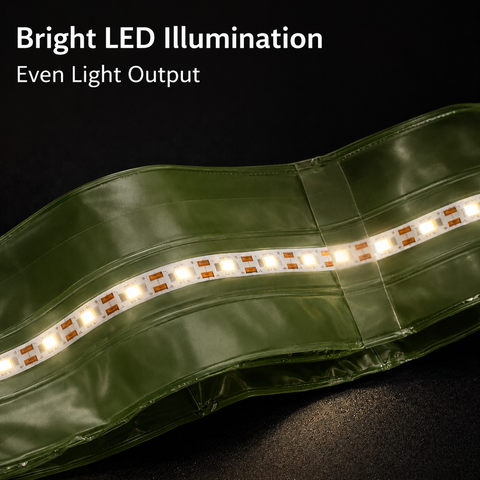 1200-Lumen Inflatable USB LED Camping Tent Light with Magnetic Mount – 65 cm