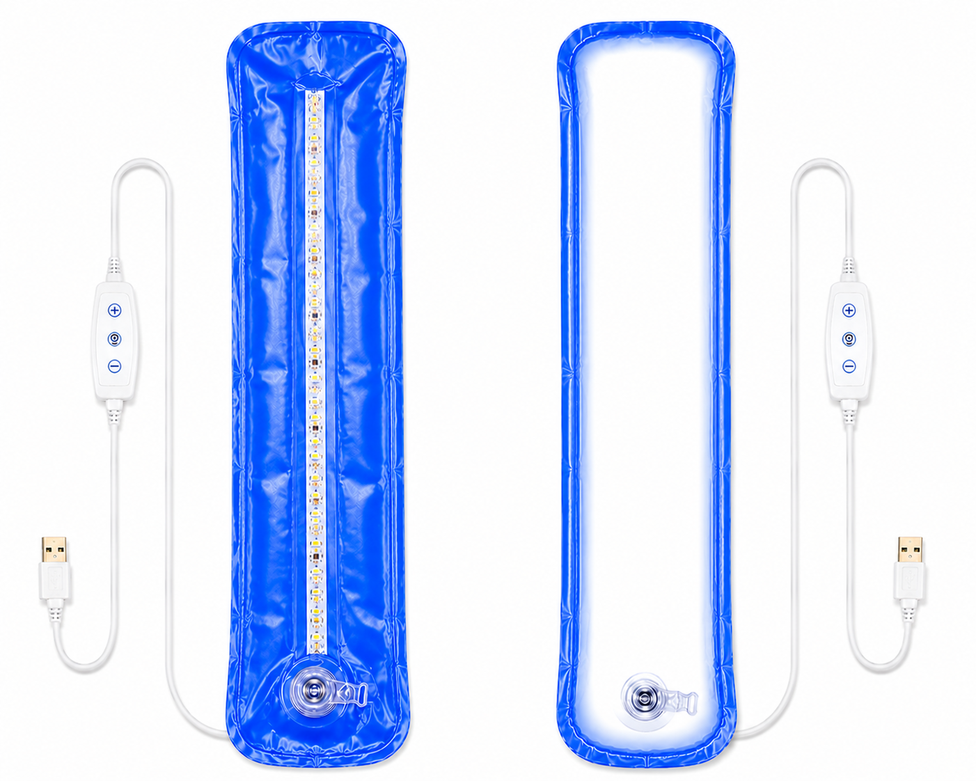1200-Lumen Inflatable USB LED Camping Tent Light with Magnetic Mount – 75 cm