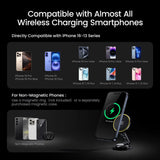 AOHI SuperAuto Foldable 360 Magnetic Wireless Car Charger with USB-C Cable